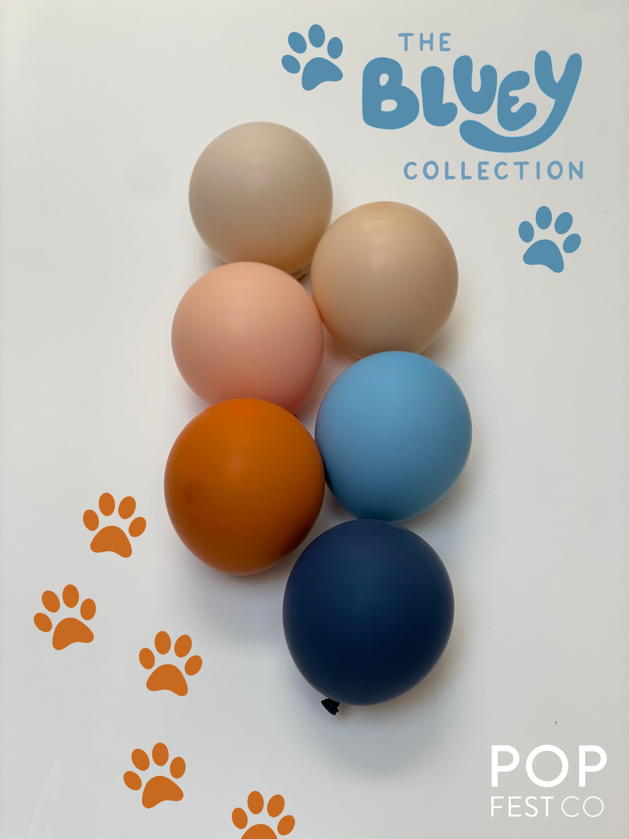 Bluey Balloon Garland Kit Bluey Birthday Bluey Balloon Bluey and Bingo  Puppy Pawty Balloons Bluey Party Decor Bluey Party Puppy Balloons 