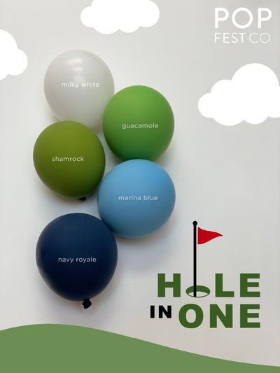 Hole in One Balloon Arch Kit - Balloon Garland Kit - PopFestCo