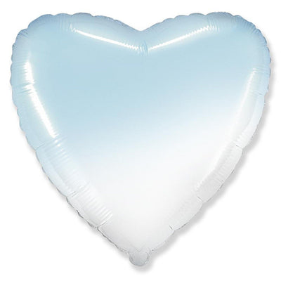 18" Heart Gradient Mylar Balloon - Balloon Garland Kit - PopFestCo