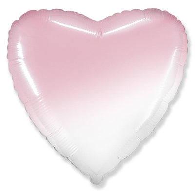18" Heart Gradient Mylar Balloon - Balloon Garland Kit - PopFestCo