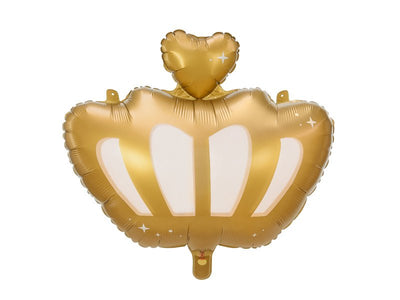 20" Crown Mylar Balloon - Balloon Garland Kit - PopFestCo