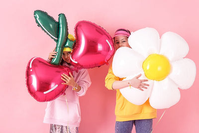 28" Daisy Mylar Balloon - Balloon Garland Kit - PopFestCo