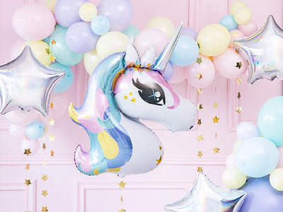28" Unicorn Mylar Balloon - Balloon Garland Kit - PopFestCo