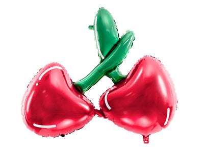34" Cherry Mylar Balloon - Balloon Garland Kit - PopFestCo
