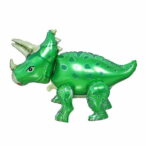 36" Triceratops Dinosaur Mylar Balloon - Balloon Garland Kit - PopFestCo