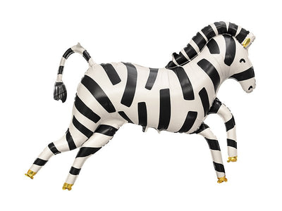 39" Zebra Mylar Balloon - Balloon Garland Kit - PopFestCo