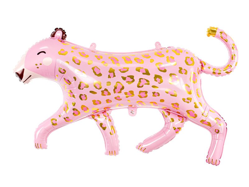 40" Pink Leopard Mylar Balloon - Balloon Garland Kit - PopFestCo
