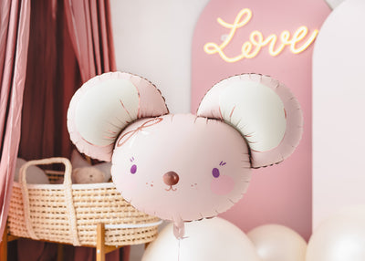 29" Pink Mouse Mylar Balloon