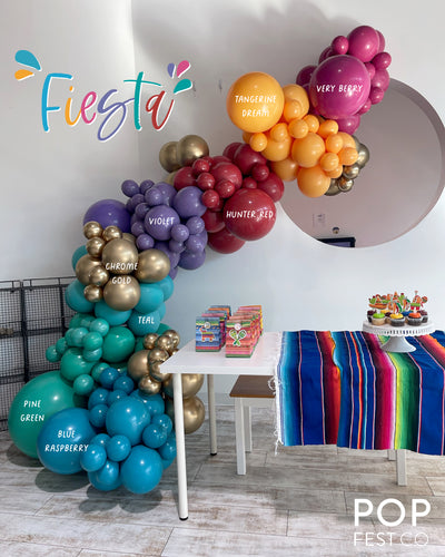 Fiesta Balloon Garland Kit - Balloon Garland Kit - PopFestCo