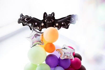 Halloween Small Black Bat Mylar Balloons - Balloon Garland Kit - PopFestCo