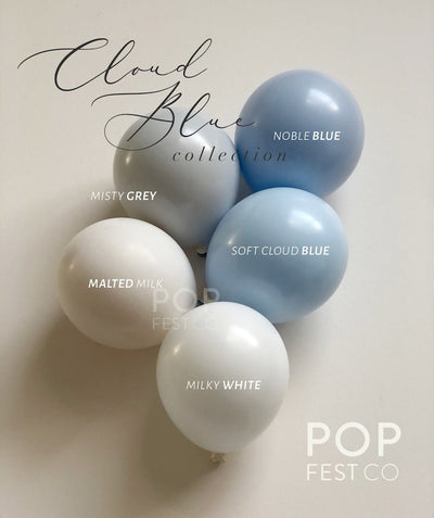 Cloud Blue Balloon Garland Kit - Balloon Garland Kit - PopFestCo