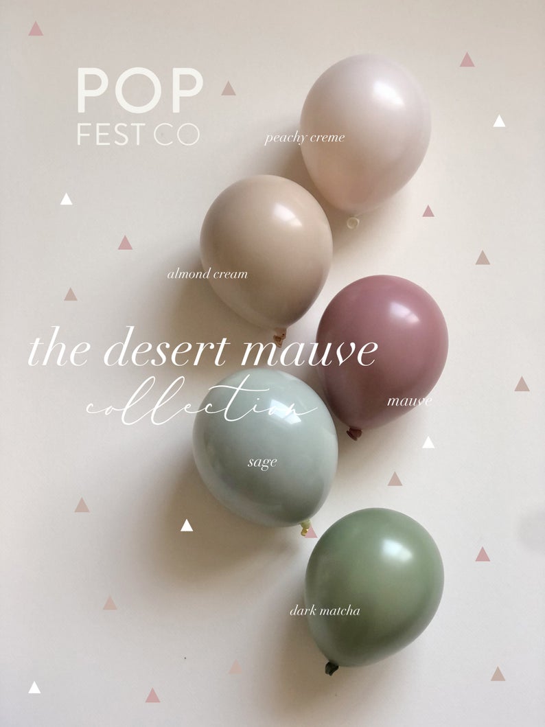 Desert Mauve Balloon Garland Kit - Balloon Garland Kit - PopFestCo