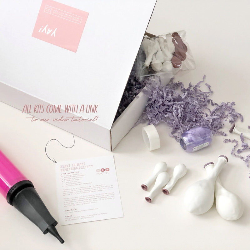 Milky Pastel Balloon Garland Kit – PopFestCo