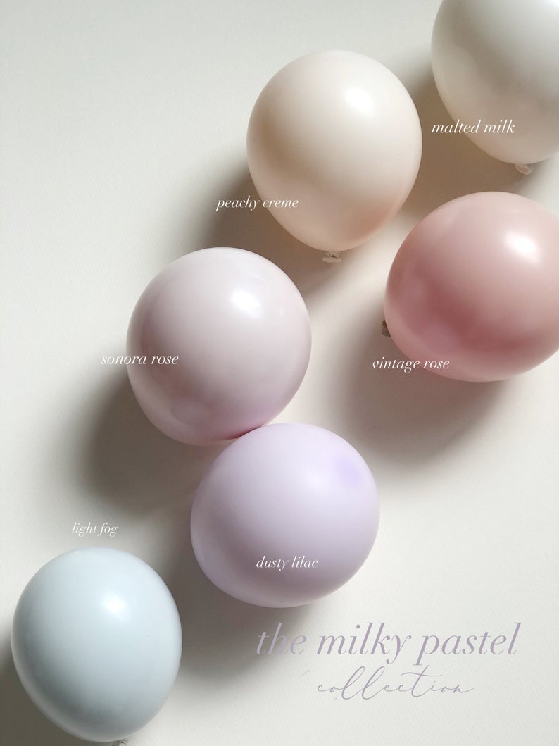 Milky Pastel Balloon Garland Kit - Balloon Garland Kit - PopFestCo
