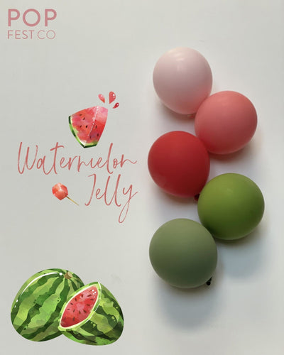 The Watermelon Jelly Balloon Garland Kit - Balloon Garland Kit - PopFestCo